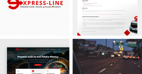 Responsywna witryna internetowa dla międzynarodowego przewoźnika Express-Line