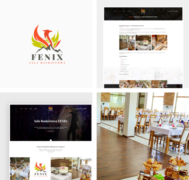 Strona internetowa dla Sali Bankietowej Fenix