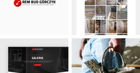 Responsywna prosta strona internetowa dla Rem Bud Górczyk