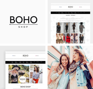 Strona internetowa dla Butiku Boho Shop w Limanowej