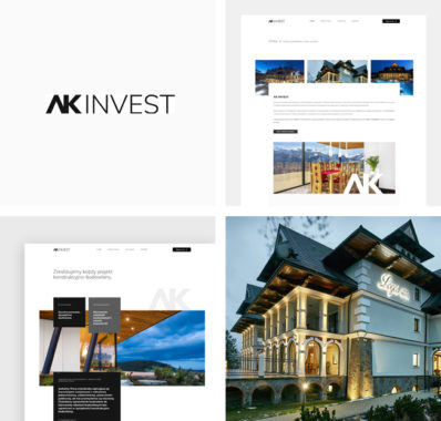Odświeżona strona internetowa dla AK INVEST