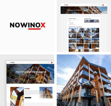 Strona internetowa dla NOWINOX