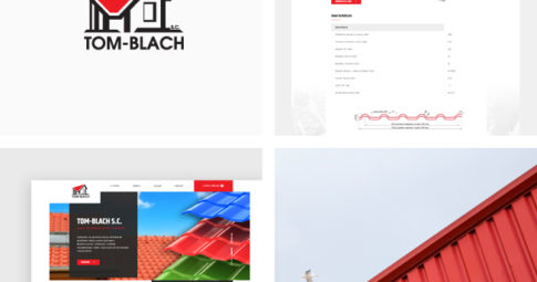 Responsywna strona internetowa dla firmy TOM-BLACH