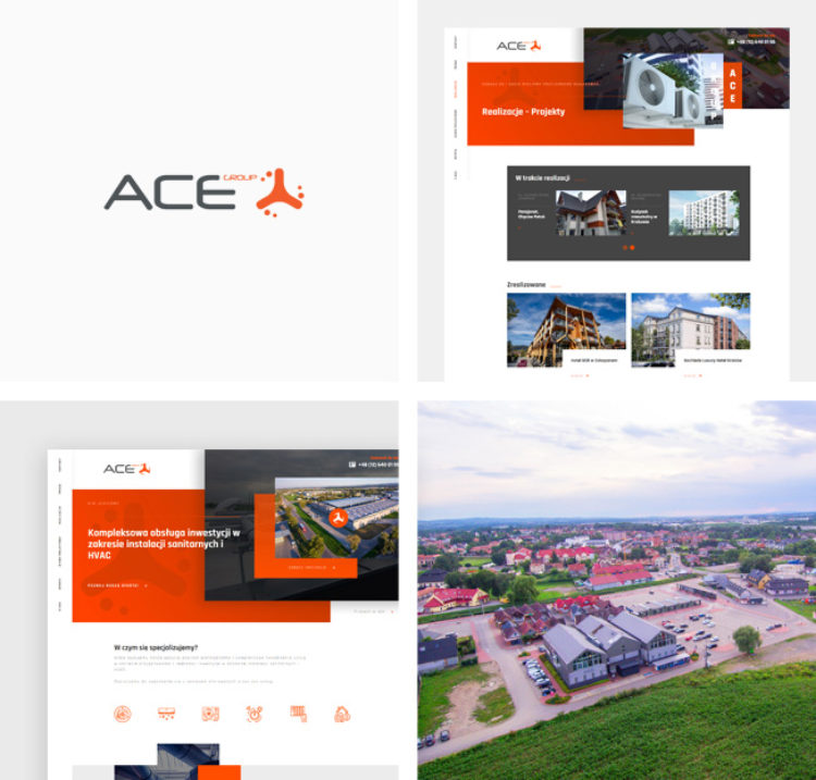 Odświeżenie strony internetowej dla ACE Group z Krakowa