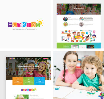 Strona internetowa dla żłobka Fun Kids oraz Klub Malucha