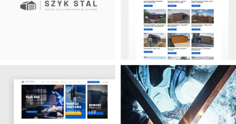 Responsywna strona internetowa dla firmy Szyk Stal