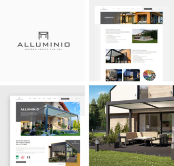 Witryna internetowa dla marki Alluminio.pl