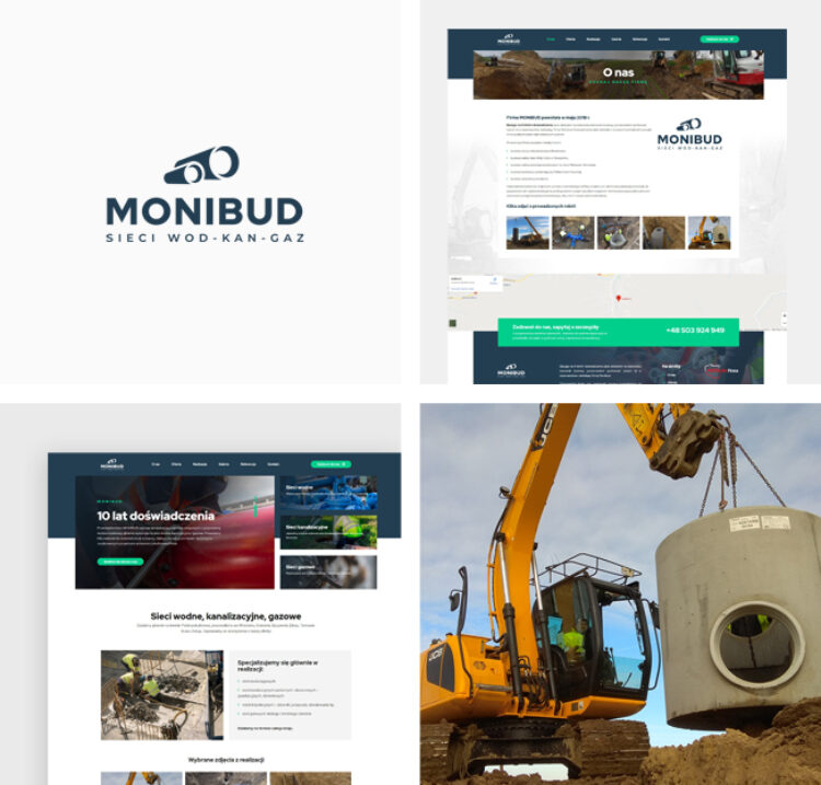 Strona internetowa dla MONIBUD