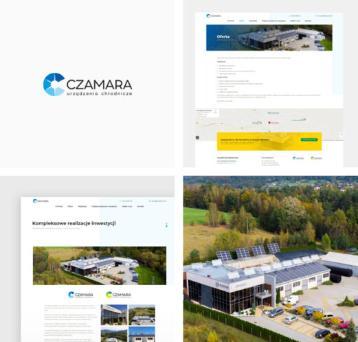 Strona internetowa dla firmy CZAMARA
